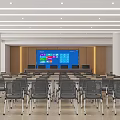 Conference Room Lecture Hall 3d model