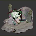 Mech Warrior Mech Soldier Machine Battlearm Mechanical Battlearm Machine Fighter Robot 3d model