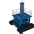 Full Sleeve Full Rotary Drilling Rig 3d model