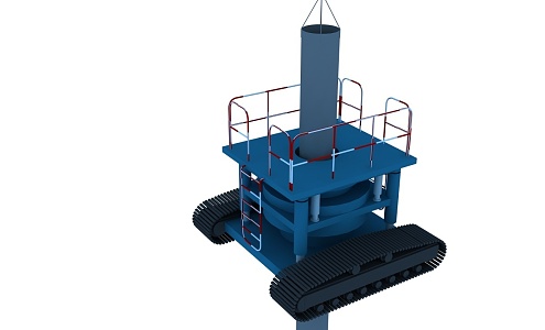 Full Sleeve Full Rotary Drilling Rig 3d model