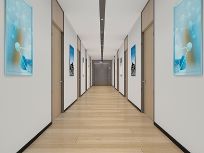 Modern Aisle Corridor model