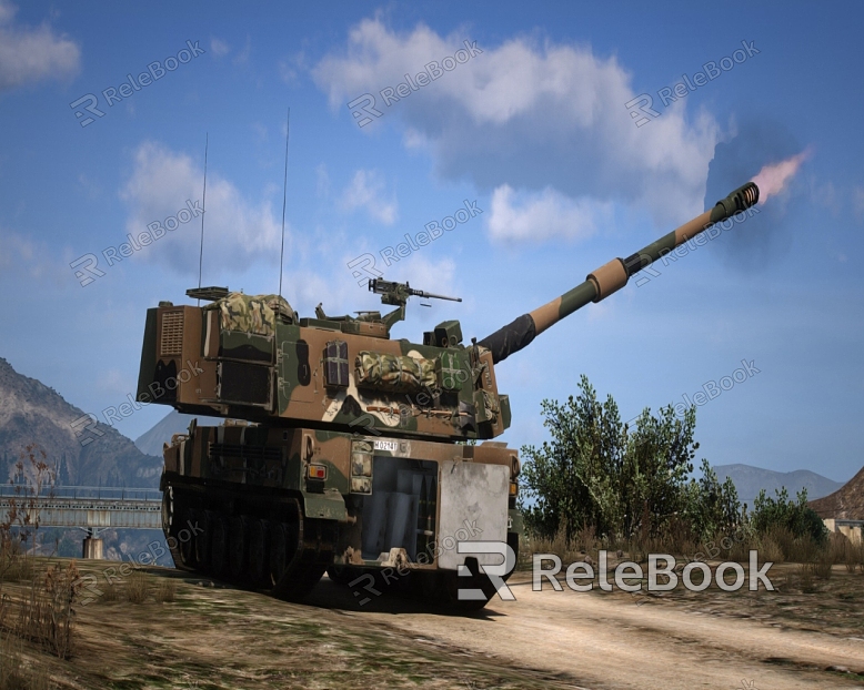 K9 Thunder Self-Propelled Howitzer model