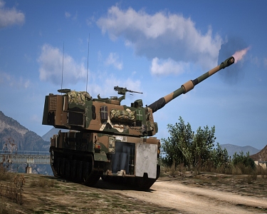 K9 Thunder Self-Propelled Howitzer 3d model