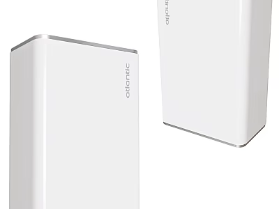 Classtic Two White Household Appliances with Sleek Modern Design for Daily Use 3d model