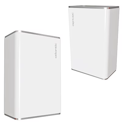Classtic Two White Household Appliances with Sleek Modern Design for Daily Use 3d model