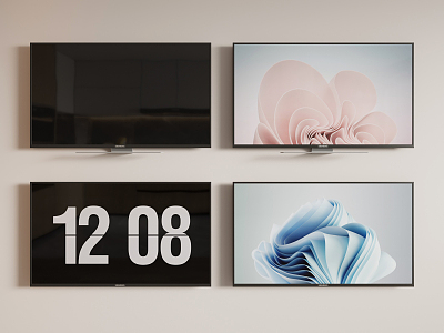 Modern Television 3d model