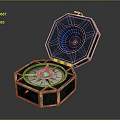 Compass Instrument Items 3d model