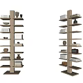 Modern Bookshelf 3d model