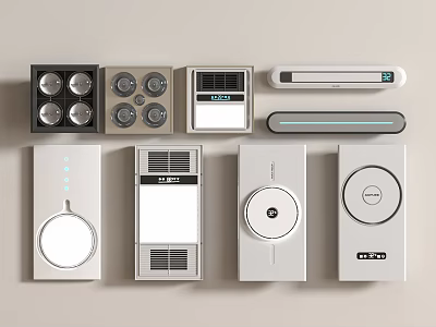 Modern Kitchen Electrical Appliances And Devices Designs 3d model