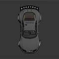 Gray Toyota TRD Modified Race Car With Rear Wing And Number 34