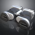 Black Metal Binoculars As Daily Necessities With Comfortable Grip And Clear Lenses