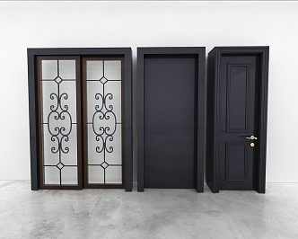 Door combination 3d model