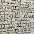 Cultural stone brick wall 3d model