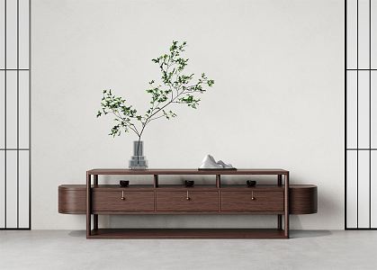 New Chinese TV Cabinet 3d model