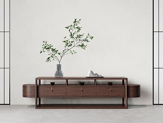 New Chinese TV Cabinet 3d model