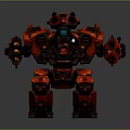 Modern Robot Mech Warrior Machine Battlearm Mechanical Battlearm Machine Warrior Fighting Robot Game Robot 3d model