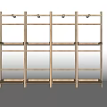 Wooden Storage Shelf Unit With Multiple Layers For Home Organization And