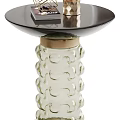 Light luxury round several sides combination 3d model