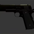 Olive Green CLT911 Pistol With Textured Grip And Metallic Finish