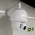 HIKVISION Dome Surveillance Camera For Security Monitoring Wall Mounted Design