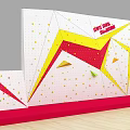 Colorful Climbing Wall Sports Equipment With Grip Holds For Event Park