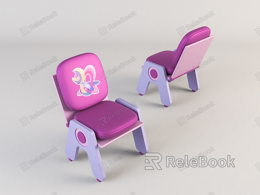 Modern Children's Chair Home Chair model