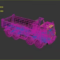 Yellow Cab Blue Bed Heavy Duty Dump Truck With Large Wheels For Construction
