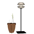 Modern floor lamp 3d model