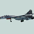 Advanced Gray Military Fighter Jet With Open Cockpit Missiles And Ground Display Setup
