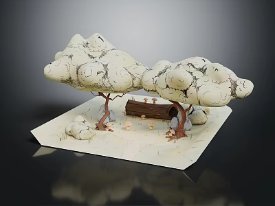 Modern Cartoon Scene Cartoon Environment 3d model Modern Cartoon Scene Cartoon Environment 3d model