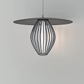 Modern Chandeliers with White Black Arms Gold Accents and Multiple Bulbs