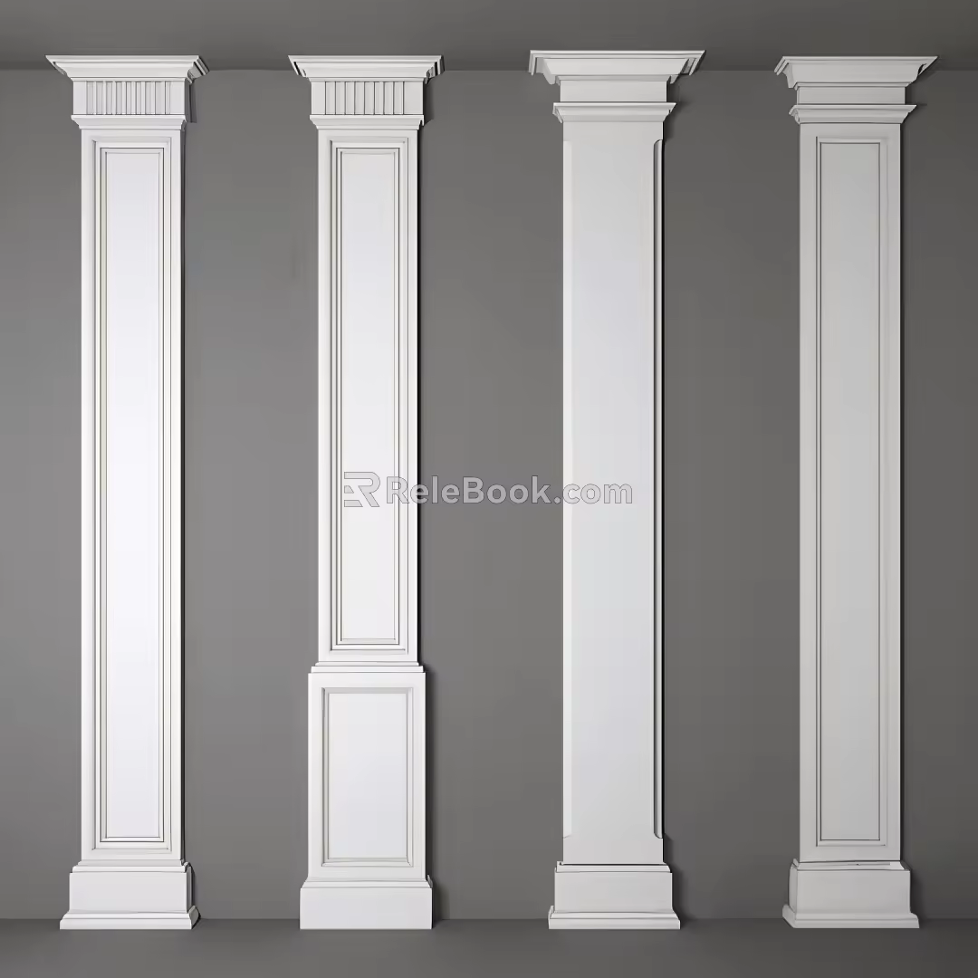 Jane's Roman Column 3d model