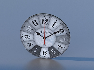 Clock clock pointer 3d model