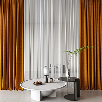 Curtains 3d model