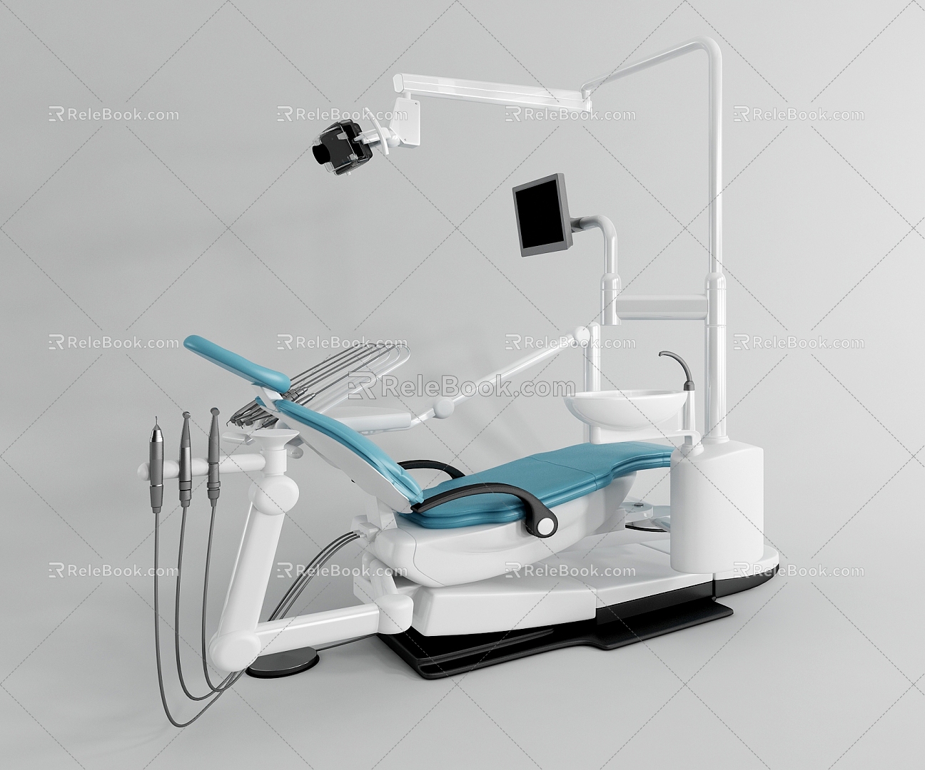 Modern Dental Instruments 3d model