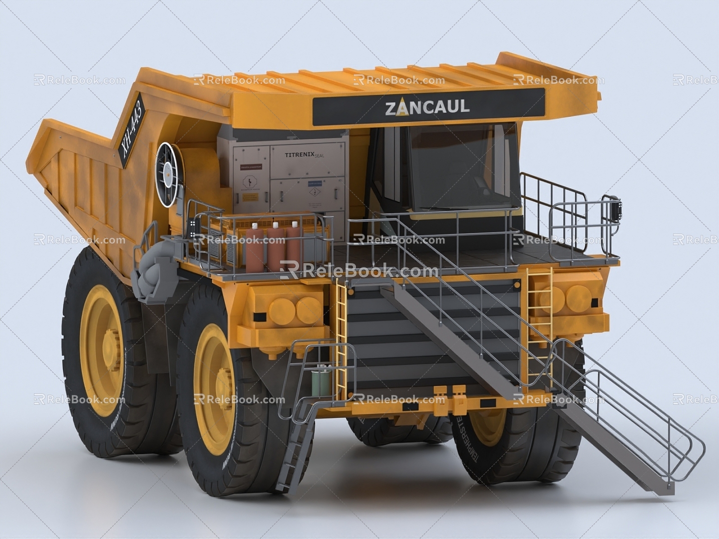 Truck mining truck mining truck engineering truck dump truck 3d model