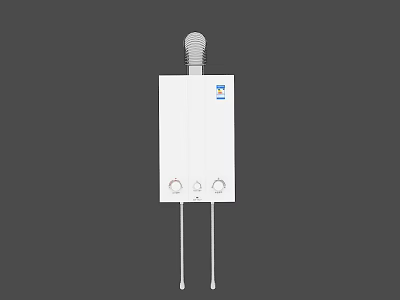 Instant Electric Water Heater For Home Daily Use With Temperature Control Knobs 3d model