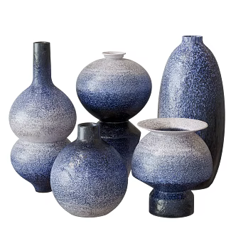 Modern Pottery Pot Ware Pottery Pot Vase Jar Ceramic Pottery Pot 3d model