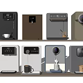 Modern Water Dispensers Various Designs With Digital Display And Color Options
