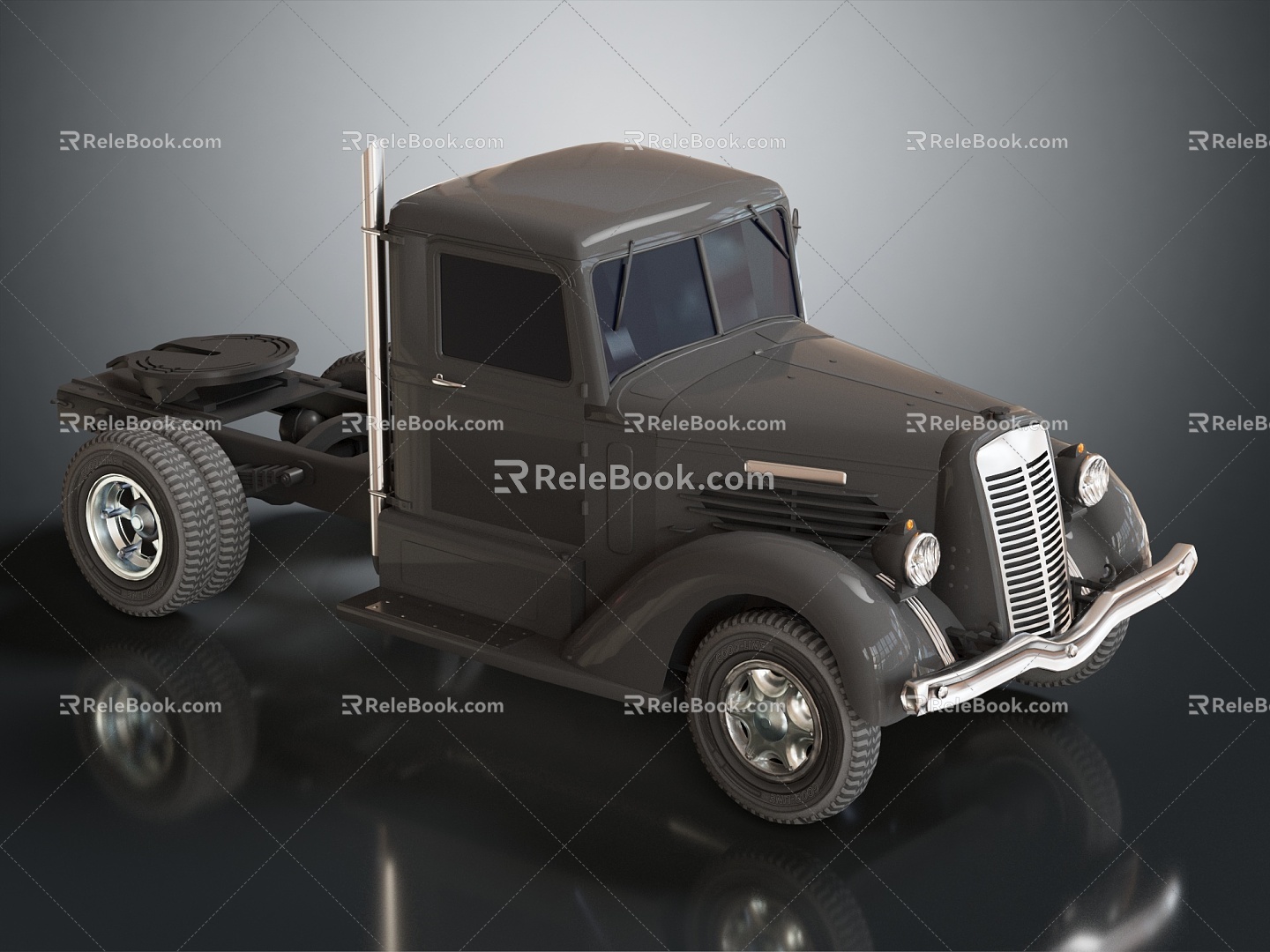 Modern Truck Big Truck 3d model