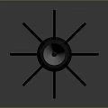 Military Missile With Silver Cylindrical Body Black Stabilizing Fins And Front Warhead