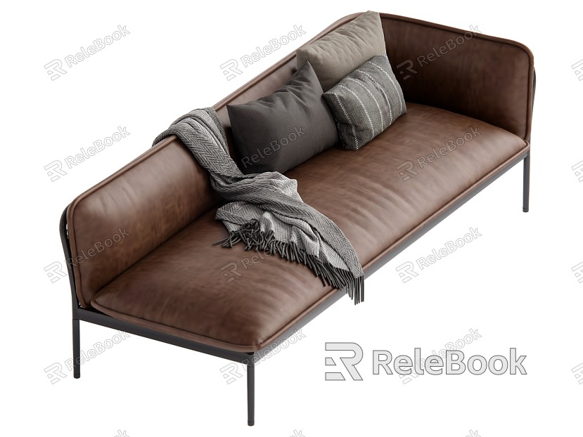 Middle-style multiplayer sofa model