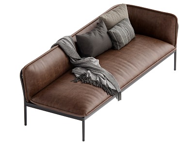 Middle-style multiplayer sofa model