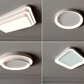 Modern round ceiling lamp combination 3d model