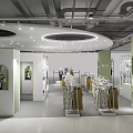 Modern ULLU Clothing Store Interior With Mannequins Clothing Displays And Bright Lighting