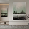 modern decorative painting 3d model