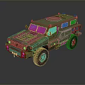Green Military Armored Tank Exterior Design With Off Road Vehicle Details And Features