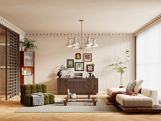 The Silent Living Room 3d model