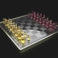 Chess Chess Chess Board Entertainment 3d model