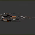 Gray And Orange Themed Amusement Equipment With Multi Engine Wings For Theme Parks